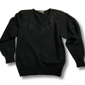 Vintage Sheridan Square Embellished‎ Sweater